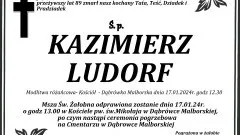 Zmarł Kazimierz Ludorf. Miał 89 lat.