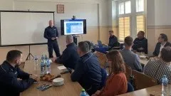 Sztum. Odprawa roczna policjantów – podsumowanie pracy w 2023 r.