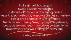 Redakcja TvRegionalna24.pl życzy wesołych świąt!