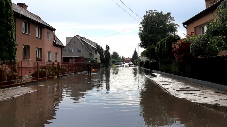 Kilkadziesiąt domów w Malborku zostało zalanych. - „Boimy się spać&#8230;