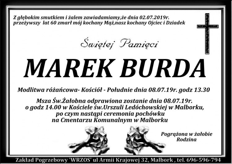 Zmarł Marek Burda. Żył 60 lat.