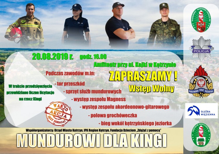 „Mundurowi dla Kingi” - wspólna akcja służb mundurowych.