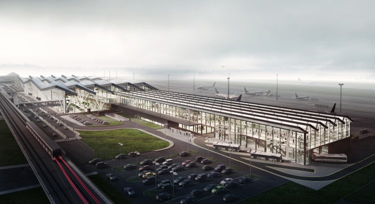 Port Lotniczy Gdańsk – będzie budowa pirsu terminalu T2.