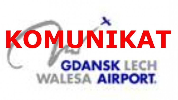 Komunikat dotyczący aktualnej sytuacji na gdańskim lotnisku w związku&#8230;