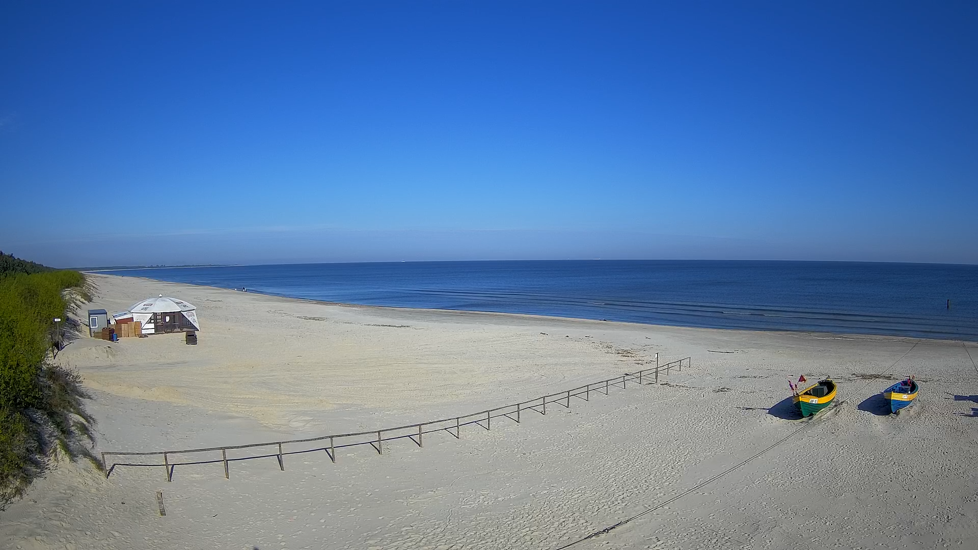 Jantar plaża live. Pogoda w Jantarze. Kamery nad Morzem Bałtyckim 