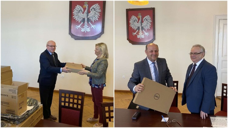Nowe laptopy trafiły do szkół powiatu malborskiego.