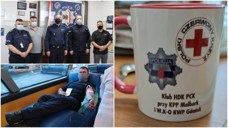 Policjanci z Malborka założyli Klub Honorowych Dawców Krwi.